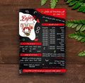 Menu Flyer